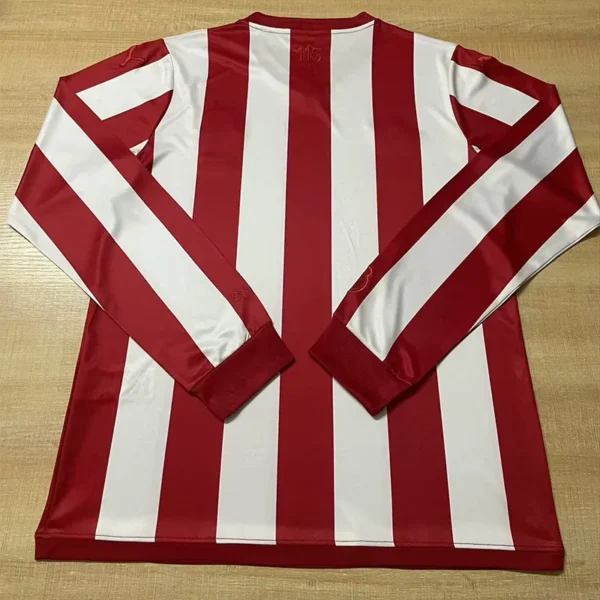 21-22 Chivas 125th Anniversary Long Sleeve Retro Soccer Jersey b Retro Chivas 2021/22 115 Anniversary Home Long Sleeves Jersey