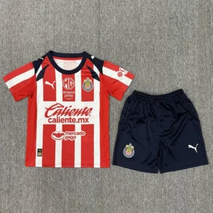 Chivas 2025_26 Home Kids Kit