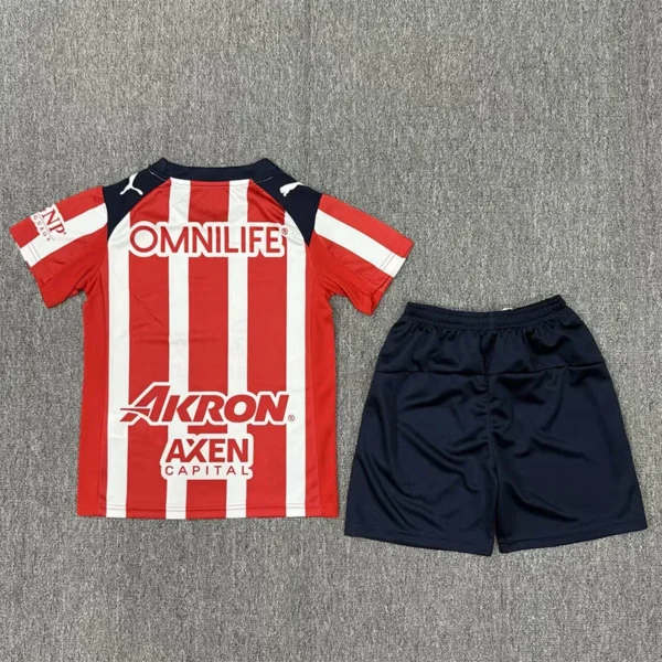 Chivas 2025_26 Home Kids Kit