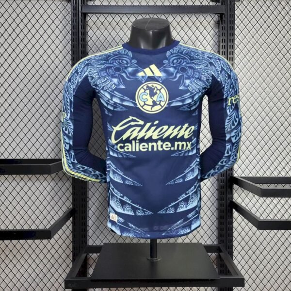 Club America 202526 Away Long Sleeve Jersey Player Version Club America 2025/26 Away Long Sleeve Jersey Player Version