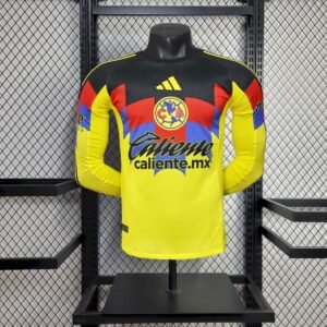 Club America 2025/26 Home Long Sleeve Jersey Player Version