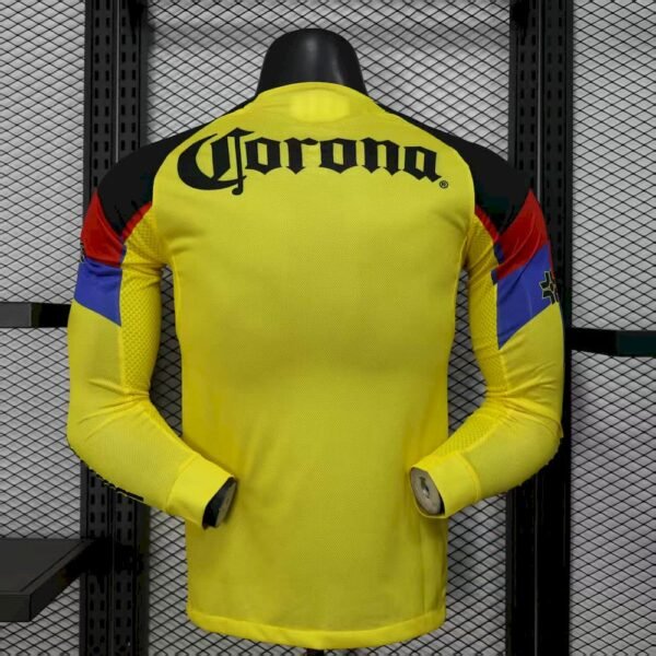 Club America 2025/26 Home Long Sleeve Jersey Player Version
