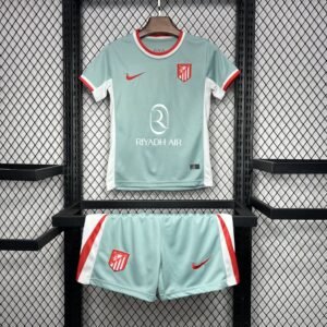 Atletico Madrid 2024/25 Away Kids Kit