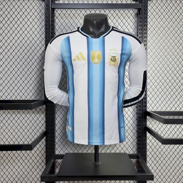 Argentina 2026 World Cup Home Long Sleeve Jersey Player Version
