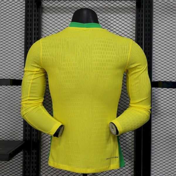 Brazil 2025/26 Home Long Sleeve Jersey Player Version