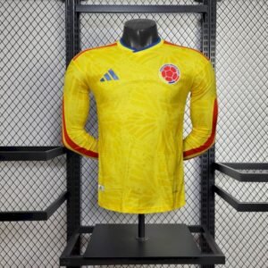 Colombia 2026 World Cup Home Long Sleeve Jersey Player Version