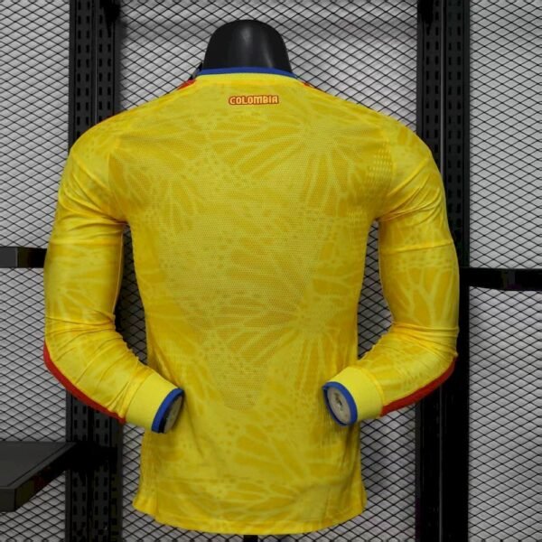Colombia 2026 World Cup Home Long Sleeve Jersey Player Version