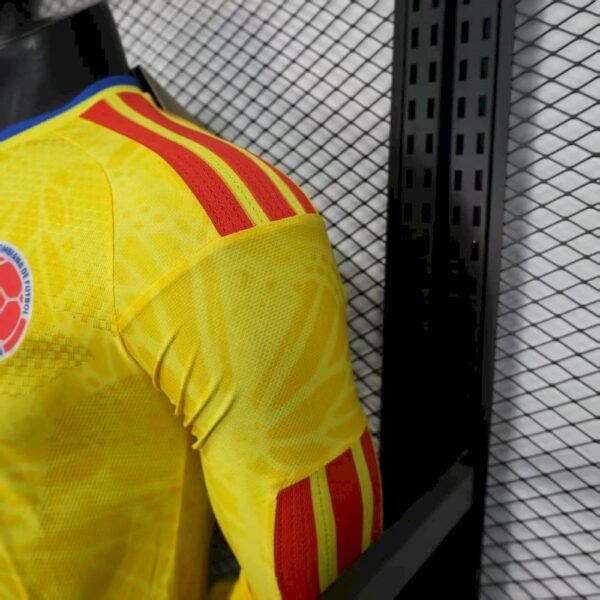 Colombia 2026 World Cup Home Long Sleeve Jersey Player Version
