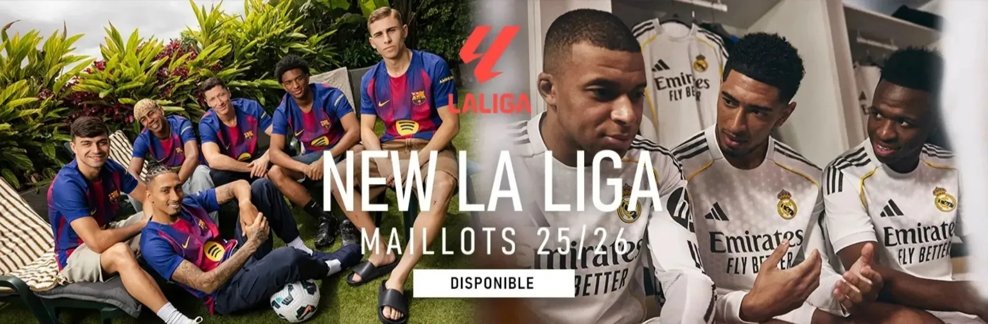 La-Liga-Slide Jerseys de clubes futbol de La Liga de España