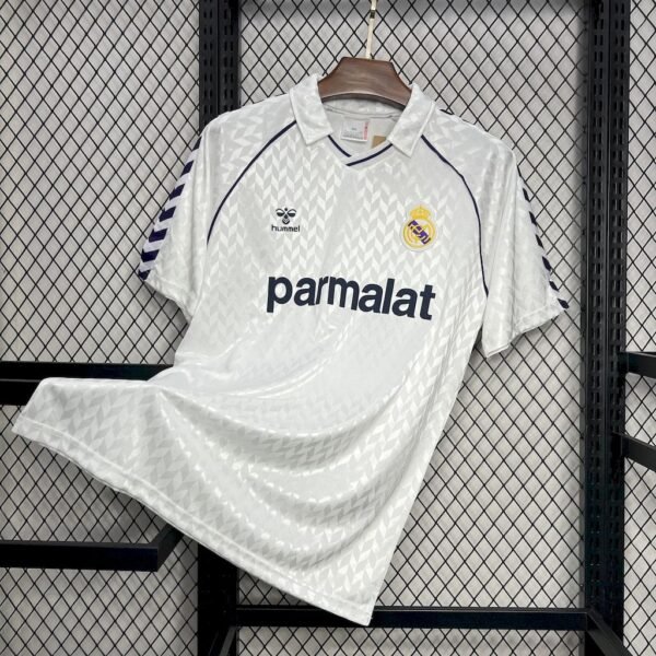 Real Madrid 1988 Home Retro Jersey Real Madrid 1988 Home Retro Jersey