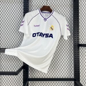 Real Madrid 1990 Home Retro Jersey
