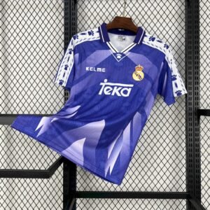 Real Madrid 1996 Away Retro Jersey