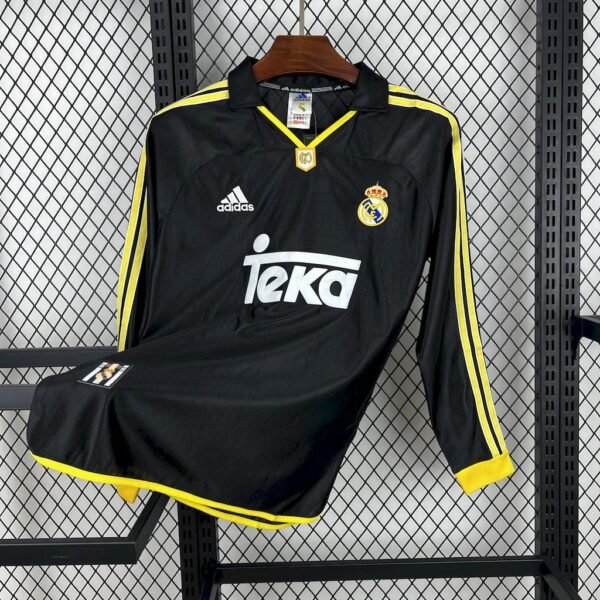Real Madrid 1998 Away Long Sleeves Retro Jersey
