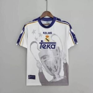 Real Madrid 1998 UCL Winners Signed Retro Jersey