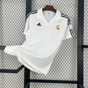 Real Madrid 2001 Home UCL Retro Jersey