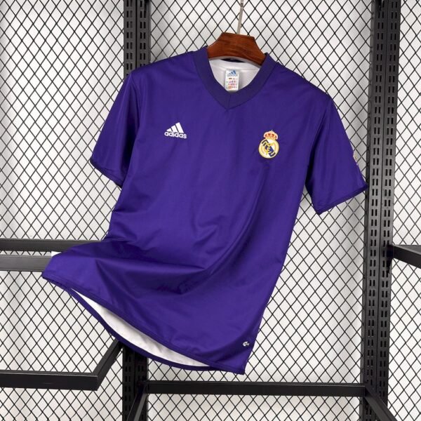 Real Madrid 2002 Reversible Double-sided Third Retro Jersey Real Madrid 2002 Reversible Double-sided Third Retro Jersey