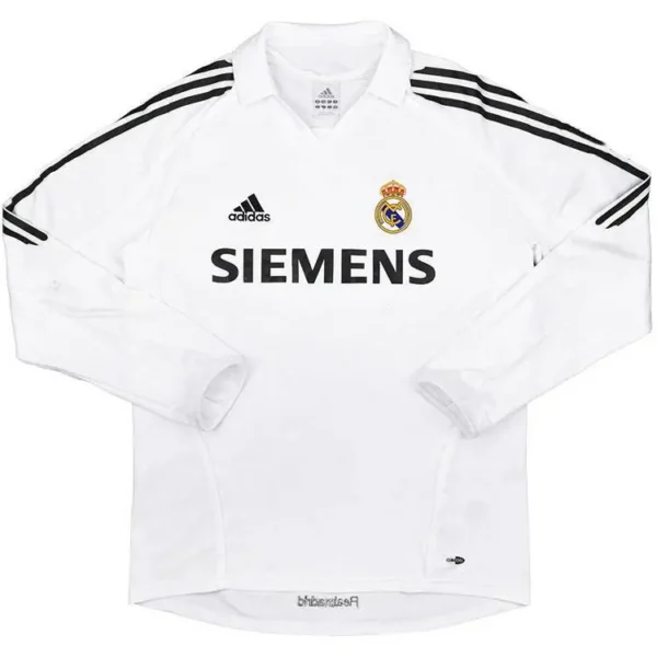 Real Madrid 2005 Home Long Sleeves Retro Jersey Real Madrid 2005 Home Long Sleeves Retro Jersey