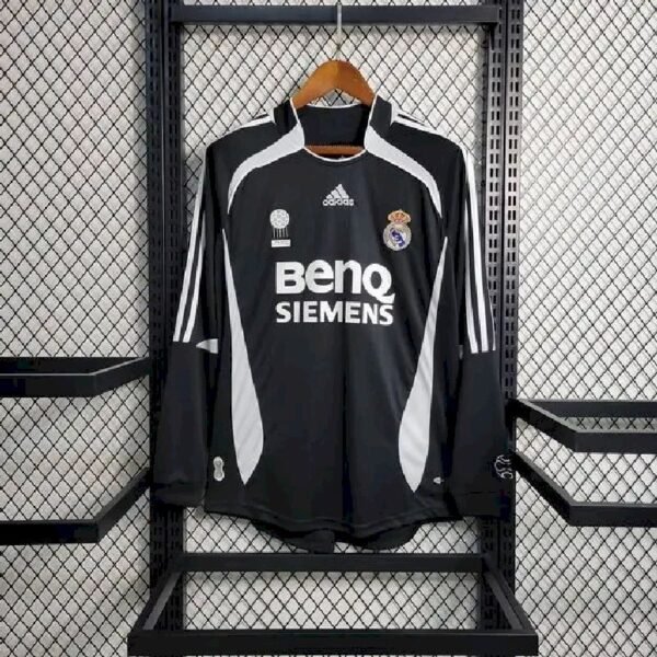 Real Madrid 2006 Away Long Sleeve Retro Jersey