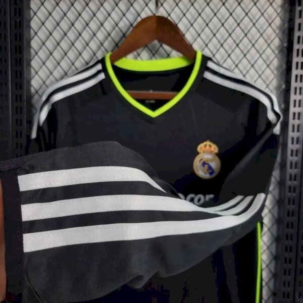 Real Madrid 2010 Away Long Sleeves Retro Jersey