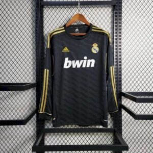 Real Madrid 2011 Away Long Sleeves Retro Jersey