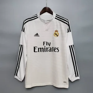 Real Madrid 2014 Home Long Sleeves Retro Jersey