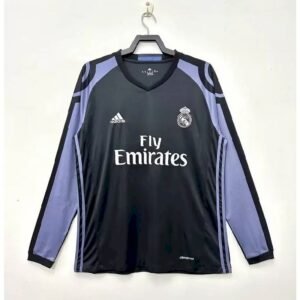 Real Madrid 2016 Third Retro Long Sleeves Jersey