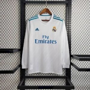 Real Madrid 2017 Home Long Sleeve Retro Jersey